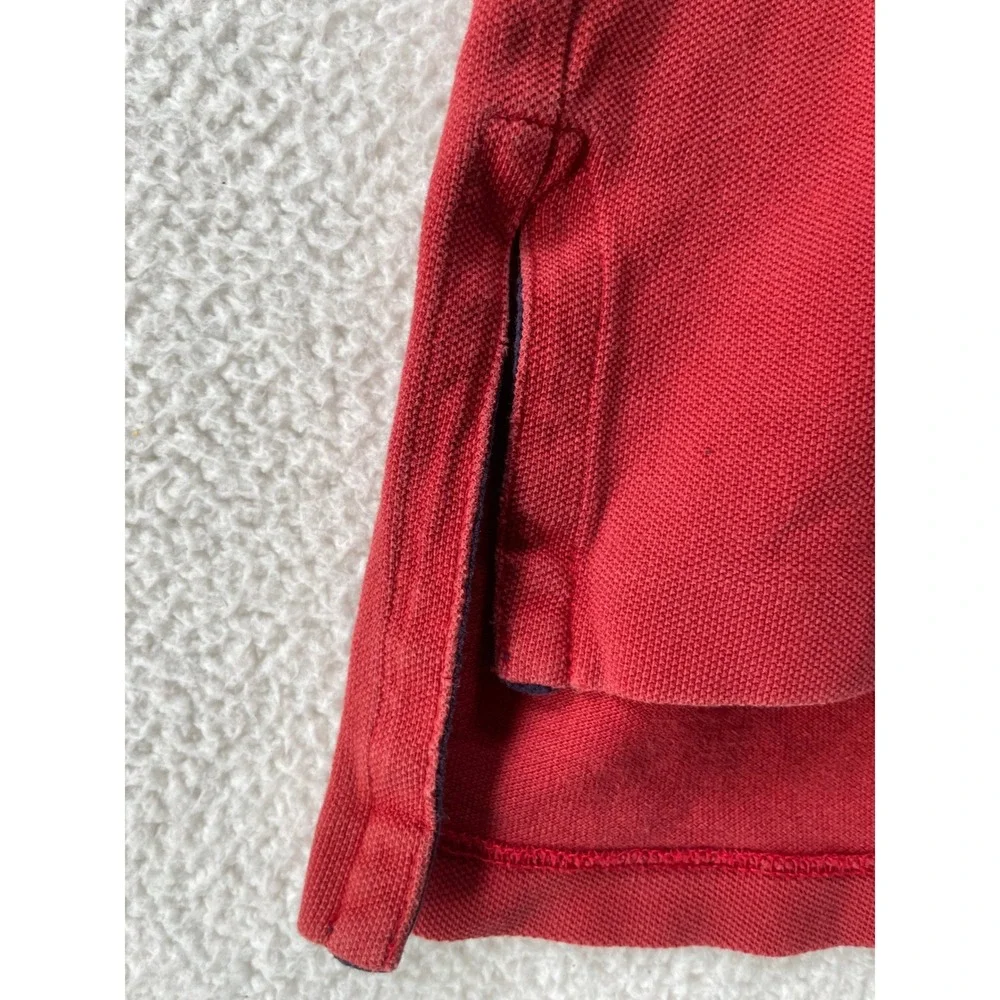 Polo Ralph Lauren Men Extra Large Polo Shirt Red Big Pony USA Flag Patch‎